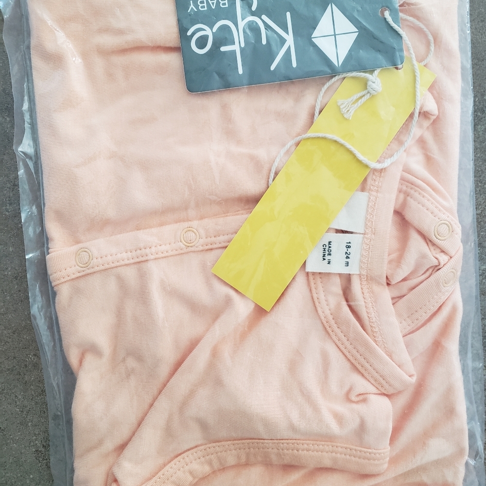 18-24 month Kyte sleeveless romper orange